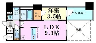 プレサンス堺筋本町ディスティニーの物件間取画像